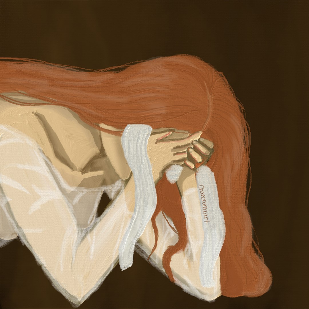 Weeping widow illustration